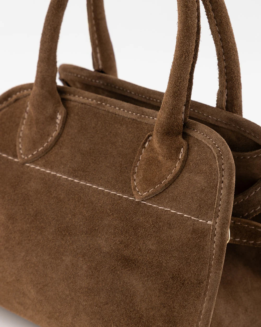 Baby Merlot - Suede - Schoudertas - Taupe 24